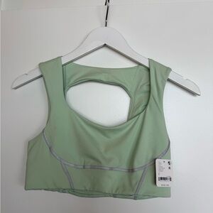 NEW FP Movement by Free People Light Green Crop Bra Top